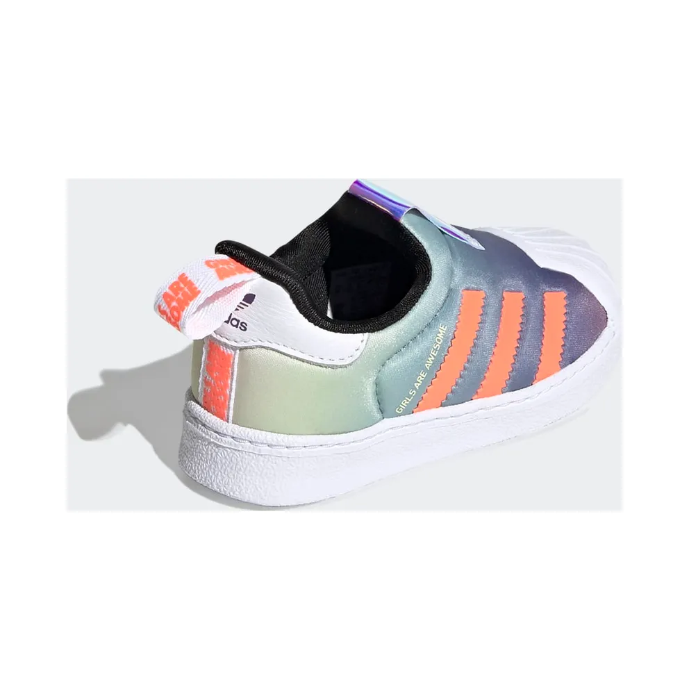 adidas Superstar 360 Girls Are Awesome (TD) Cloud White/Icey Pink/Signal Coral (FW8125)