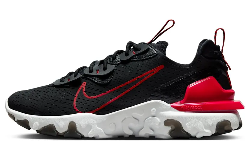 Nike React Vision Black University Red (FB3353-001)