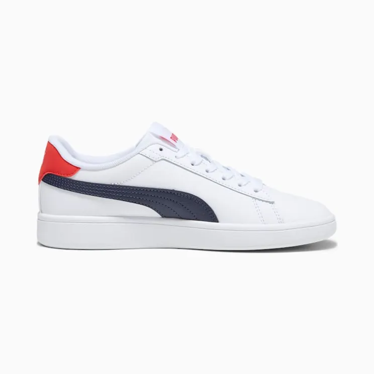 Puma Smash – “White Navy Red” (392031-11)