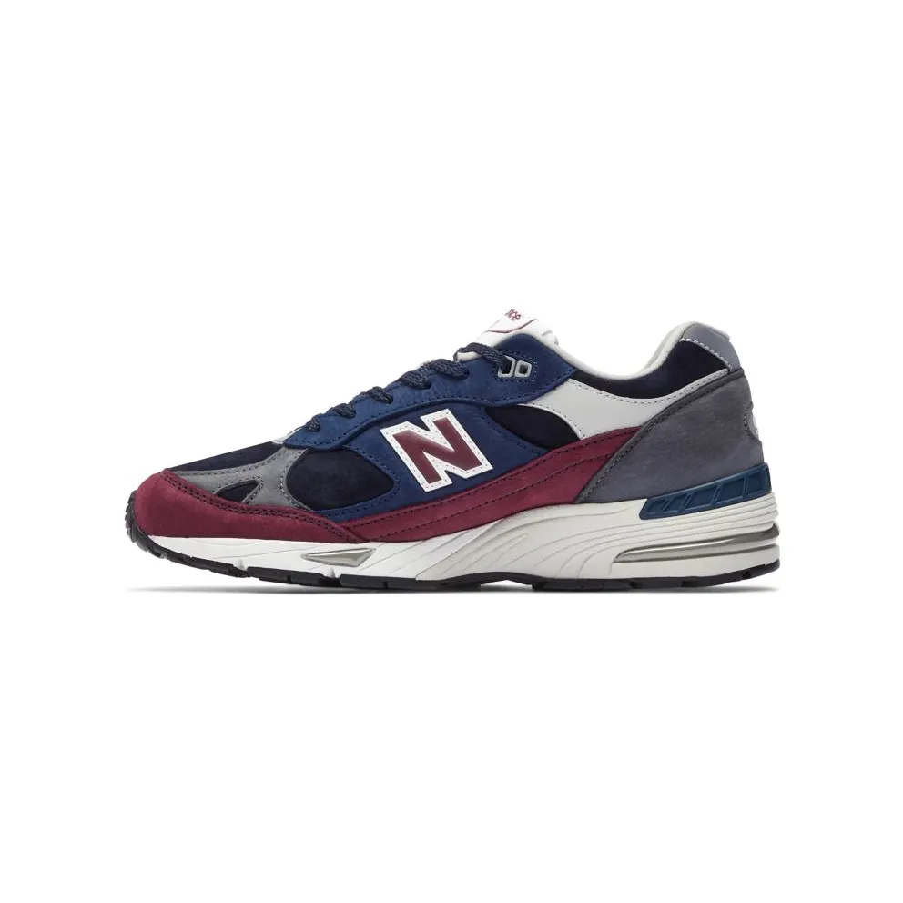 New Balance 991 Navy Burgundy (M991RKB)
