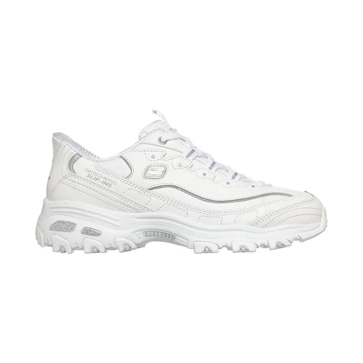 Skechers Slip-ins: D’Lites – Winning Choice Wit/Zilver