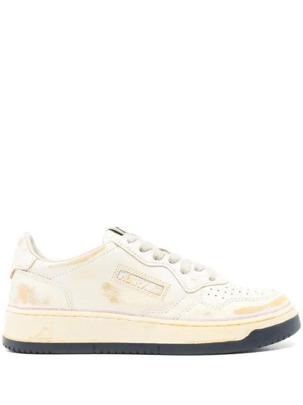 Autry Medalist Low Super leren – White (AVLWBE01)