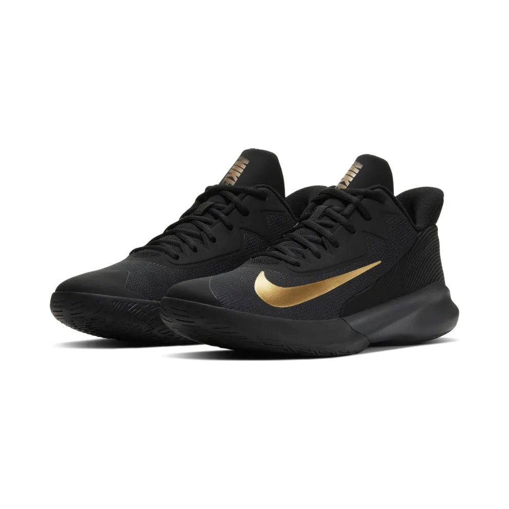Nike Precision 4 Black (W) Black/Dark Smoke Grey/Metallic Gold (CK1069-002)
