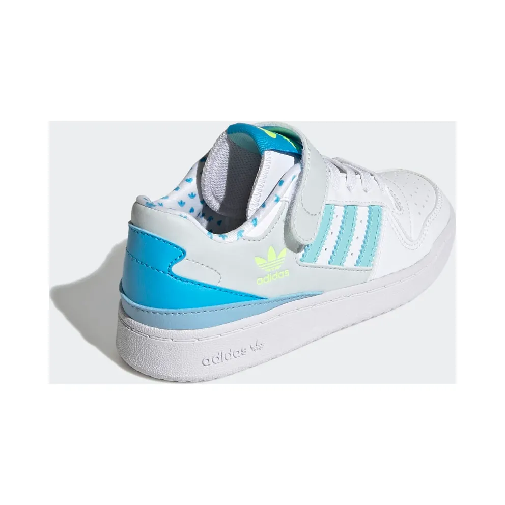 Adidas Forum Low Cloud White / Sky Rush / Clear Aqua (GZ0800)