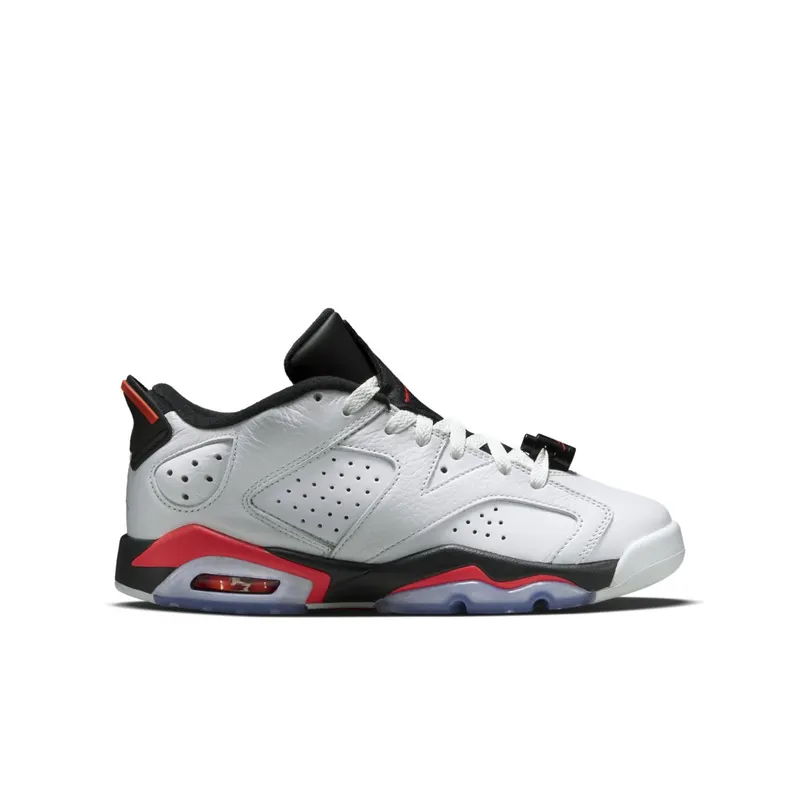 Jordan 6 Retro Low White Infrared 23 Black (GS) White/Infrared 23-Black (768881-123)