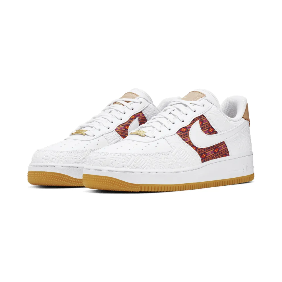 Nike Air Force 1 Low Aztec White/Multi-Color-Vachetta Tan (CK6601-100)