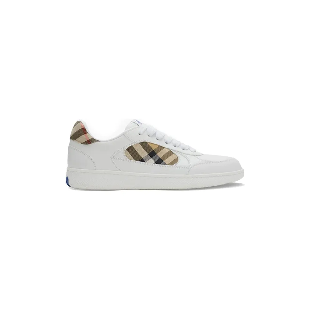 Burberry Check Terrace Sneakers White Beige (8108649)