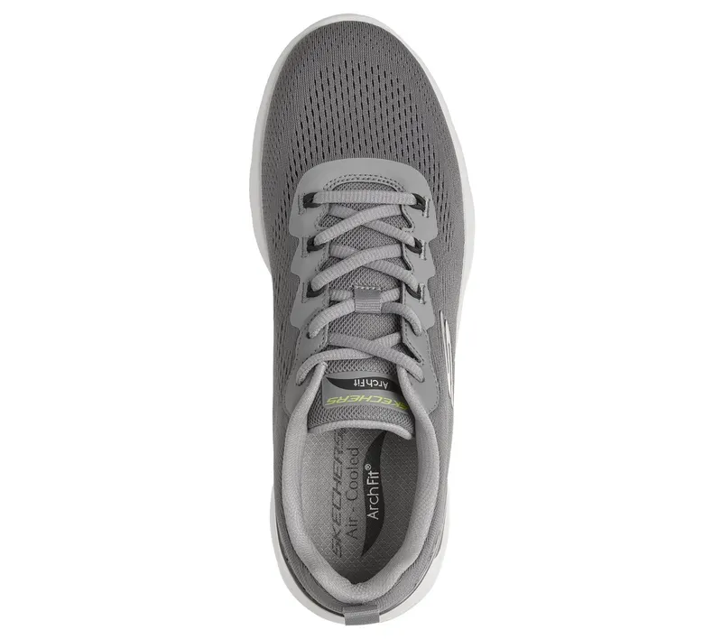 Skechers Arch Fit Summits – Kravel Sneaker Houtskool/Limoen