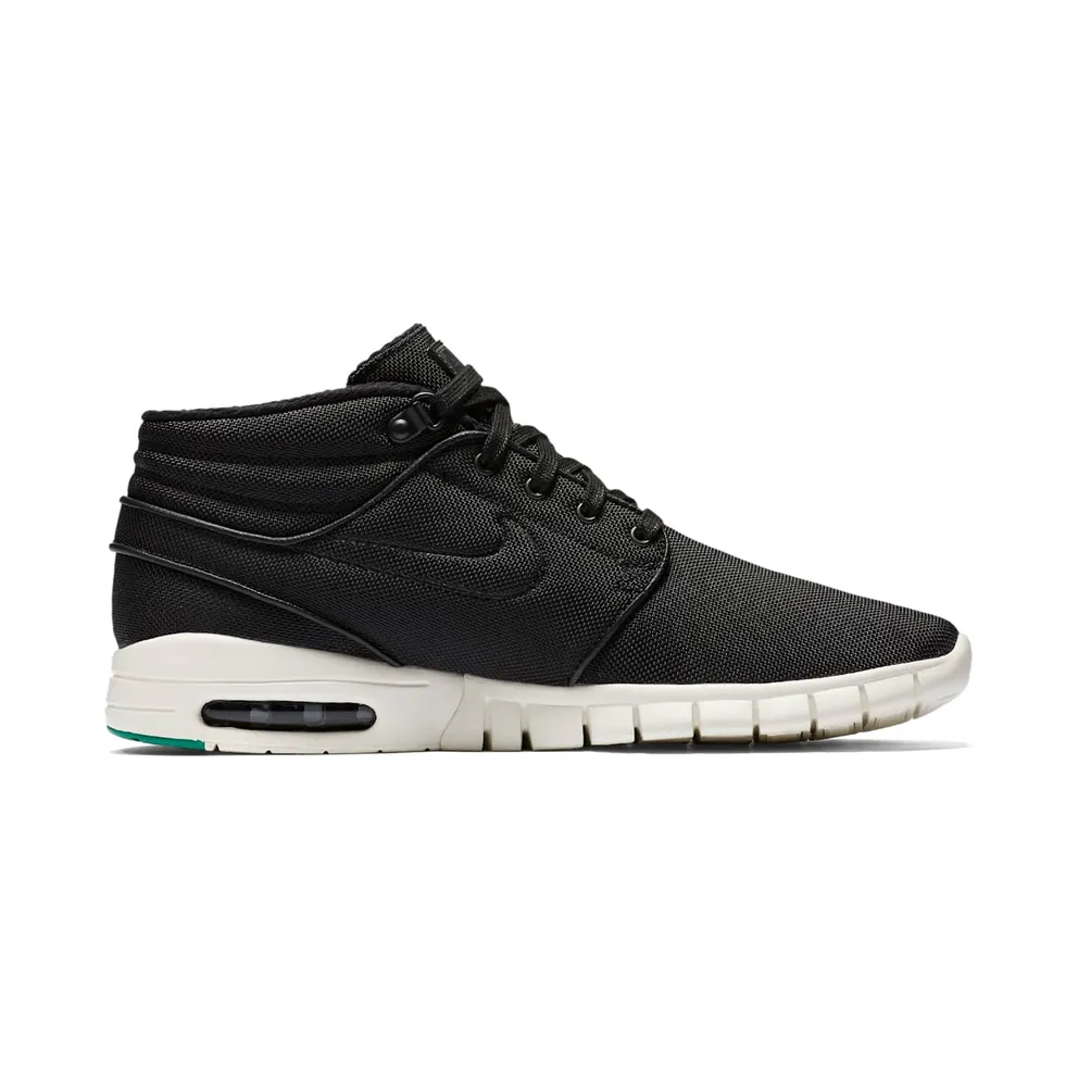 Nike Stefan Janoski Max Mid Black/Black-Neptune Green (807507-003)
