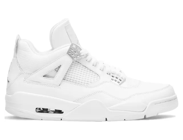 Air Jordan 4 Retro ’25th Silver Anniversary’ White/Metallic Silver (408202-101)