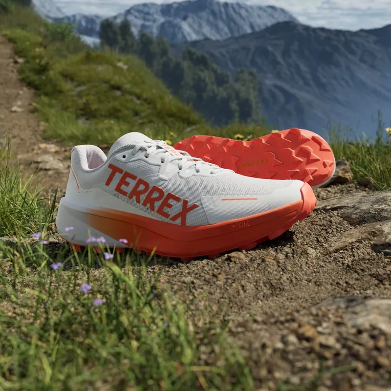Adidas Terrex Agravic 3 Trail Running Cloud White / Semi Impact Orange / Dash Grey (JI0951)