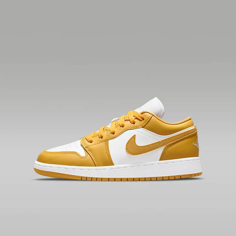 Jordan 1 Low Mustard (GS) (553560-171)