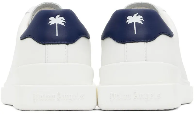 Palm Angels Navy Palm Two Sneakers (PMIA070S22LEA0010146)