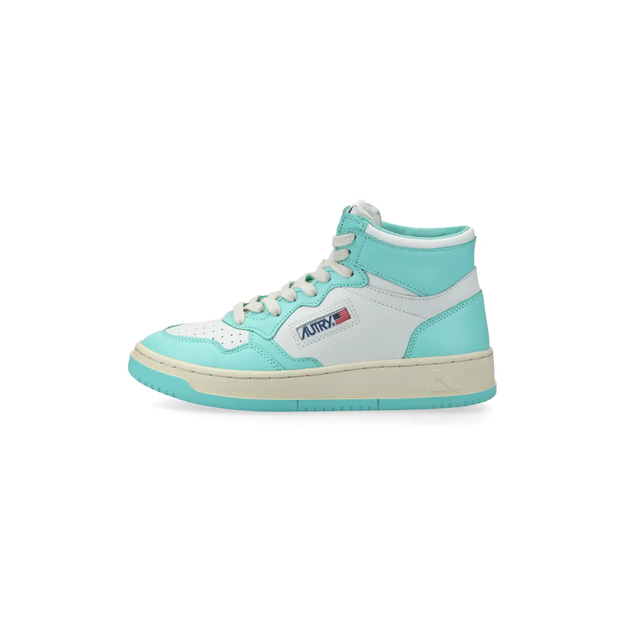 Autry Medalist Mid W (turquoise / white) – AUMWWB20