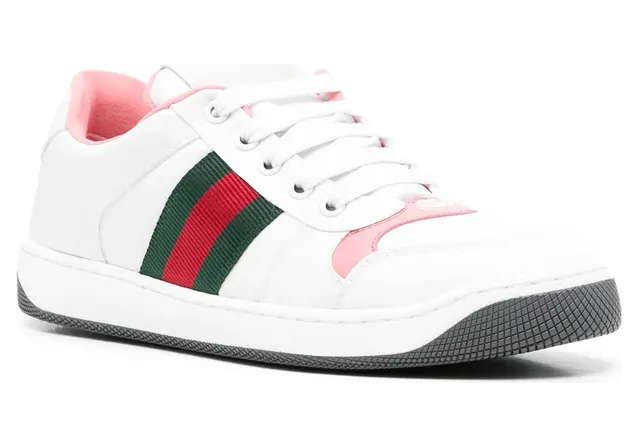 Gucci Web-stripe “White/Pink” (A000MW FAGAU 9063) (2)