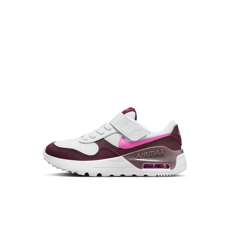 Nike Air Max SYSTM White Burgundy Crush Violet Ore Playful Pink (DQ0285-116)