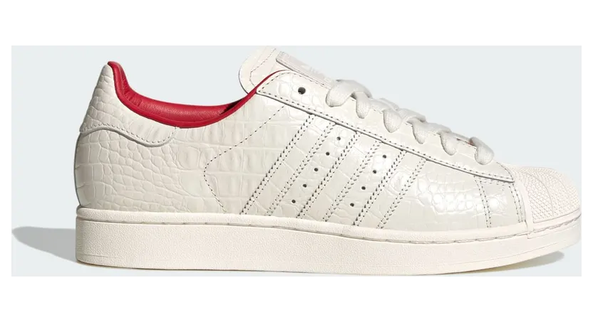 Adidas Superstar II Core White / Core White / Better Scarlet (IH9763)