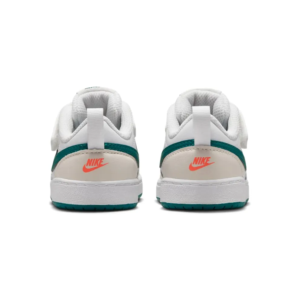 Nike Court Borough Low 2 TD ‘Phantom’ “Phantom / White / Total Orange / Bright Spruce” (BQ5453-017)