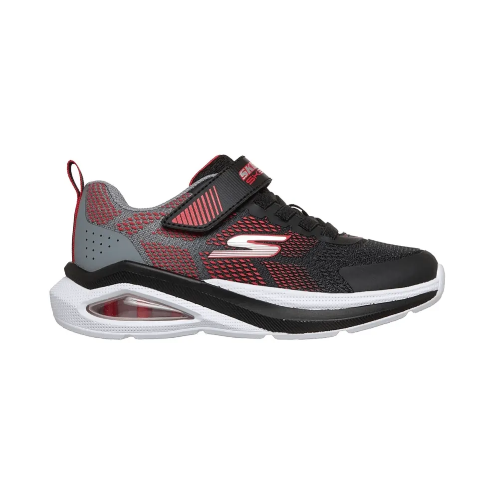 Skechers Microspec Grau / Rood / Schwarz / Weiß (404110LBKRD)