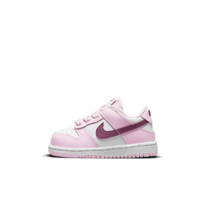 Nike Dunk Low Pink Red White (TD) (CW1589-601)