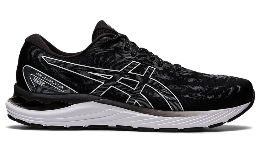 ASICS Gel-Cumulus 23 Black White (2E) (1011B014-001)