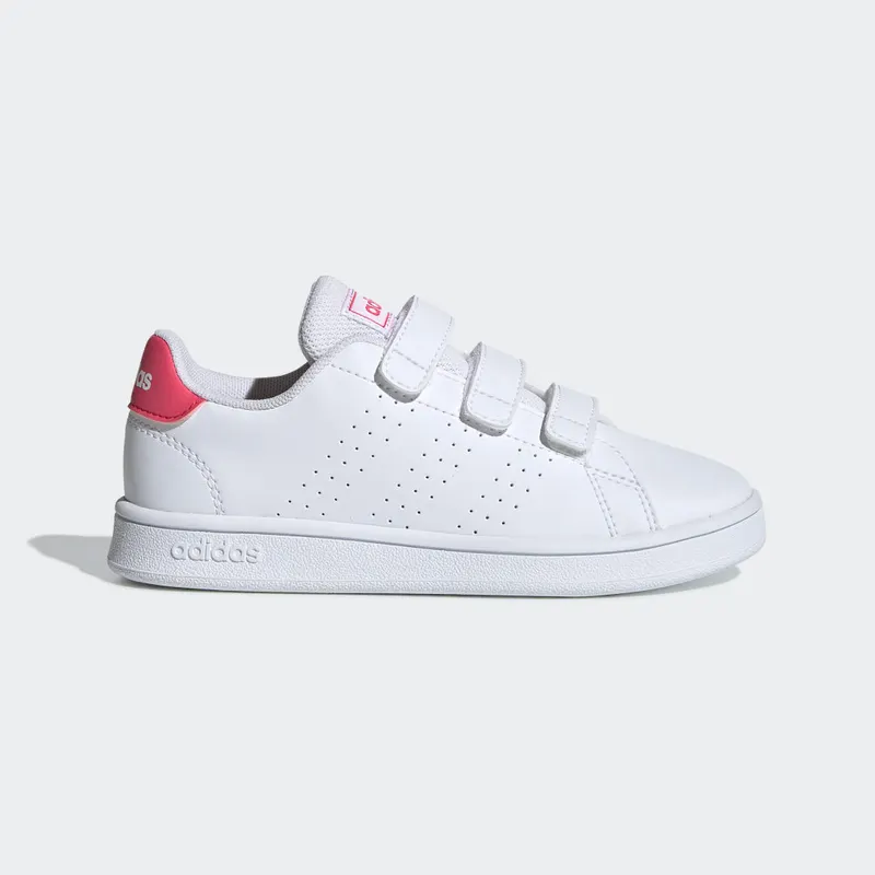 Adidas Advantage Cloud White / Real Pink / Cloud White (EF0221)