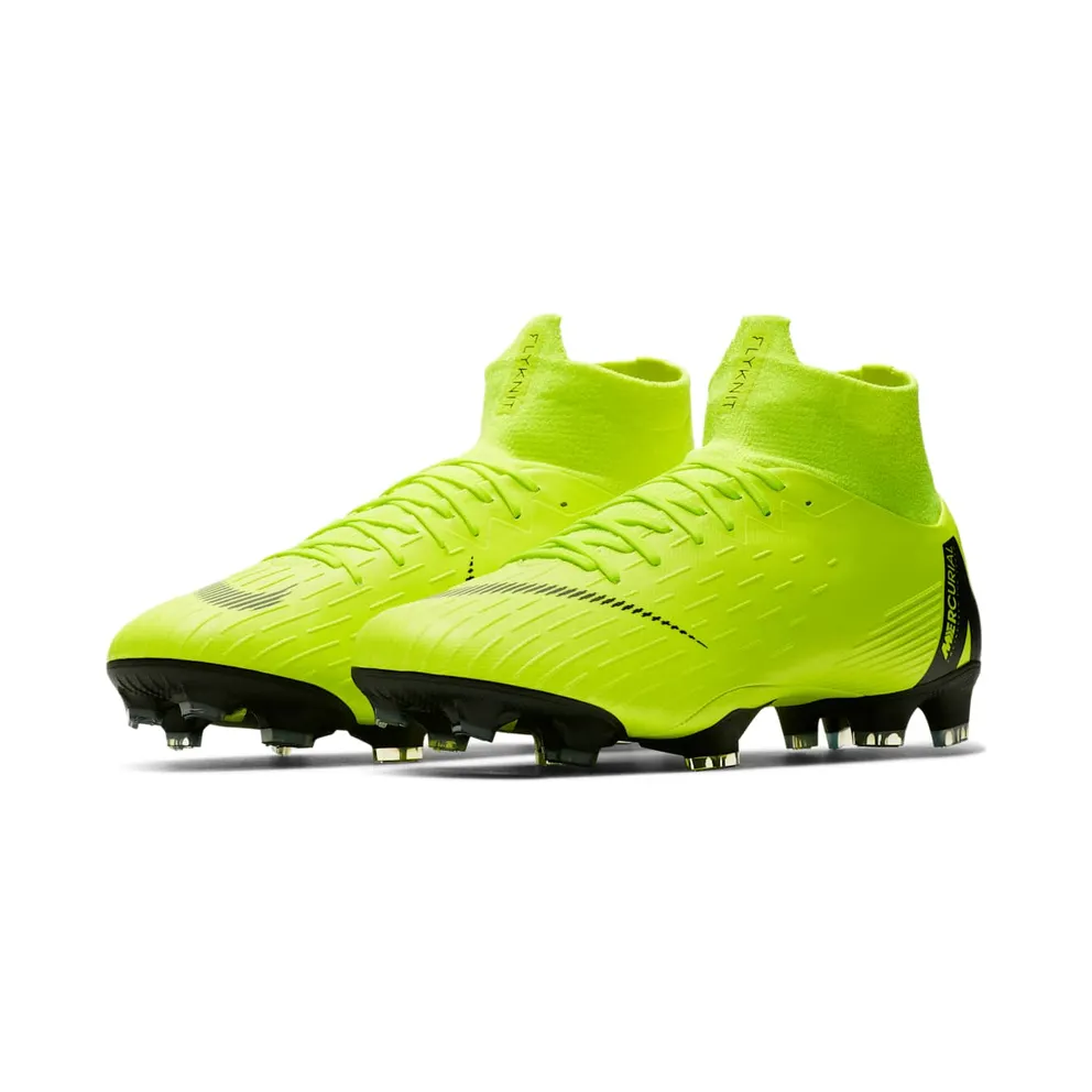 Nike Mercurial Superfly 6 FG Volt Black Volt/Black (AH7368-701)