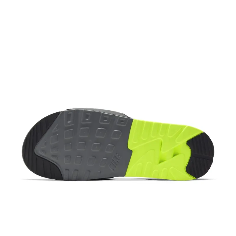 Nike Air Max 90 Slide Smoke Grey Volt Black Smoke Grey/Volt-Black-Smoke Grey (BQ4635-001)