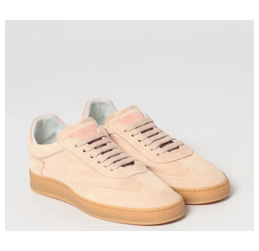 Soldini Akira Suede Sneakers Blush Pink (AKIRAAMALFI.PEOPIG)
