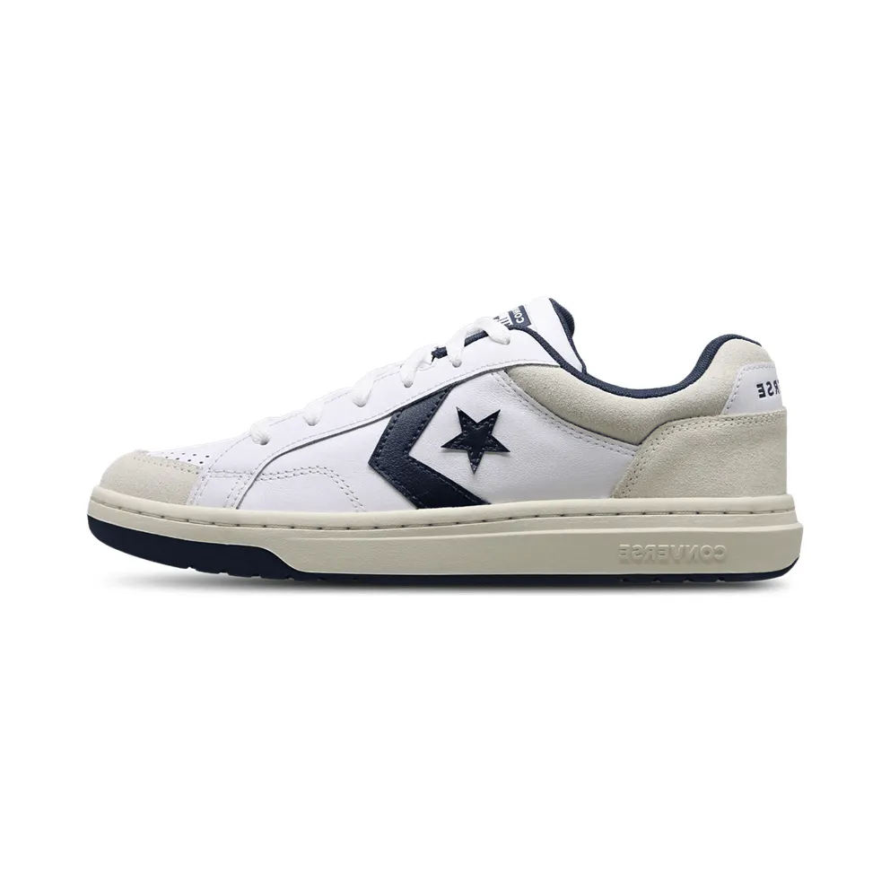 Converse Pro Blaze Classic Leather & Suede White/Navy/Vaporous Grey (A10124C)