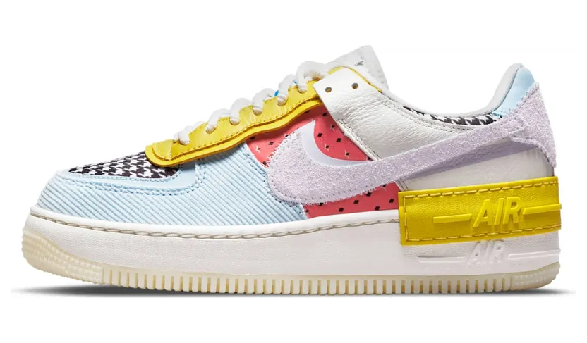 Nike Air Force 1 Low Shadow Multi Print Houndstooth (W) (DM8076-100)