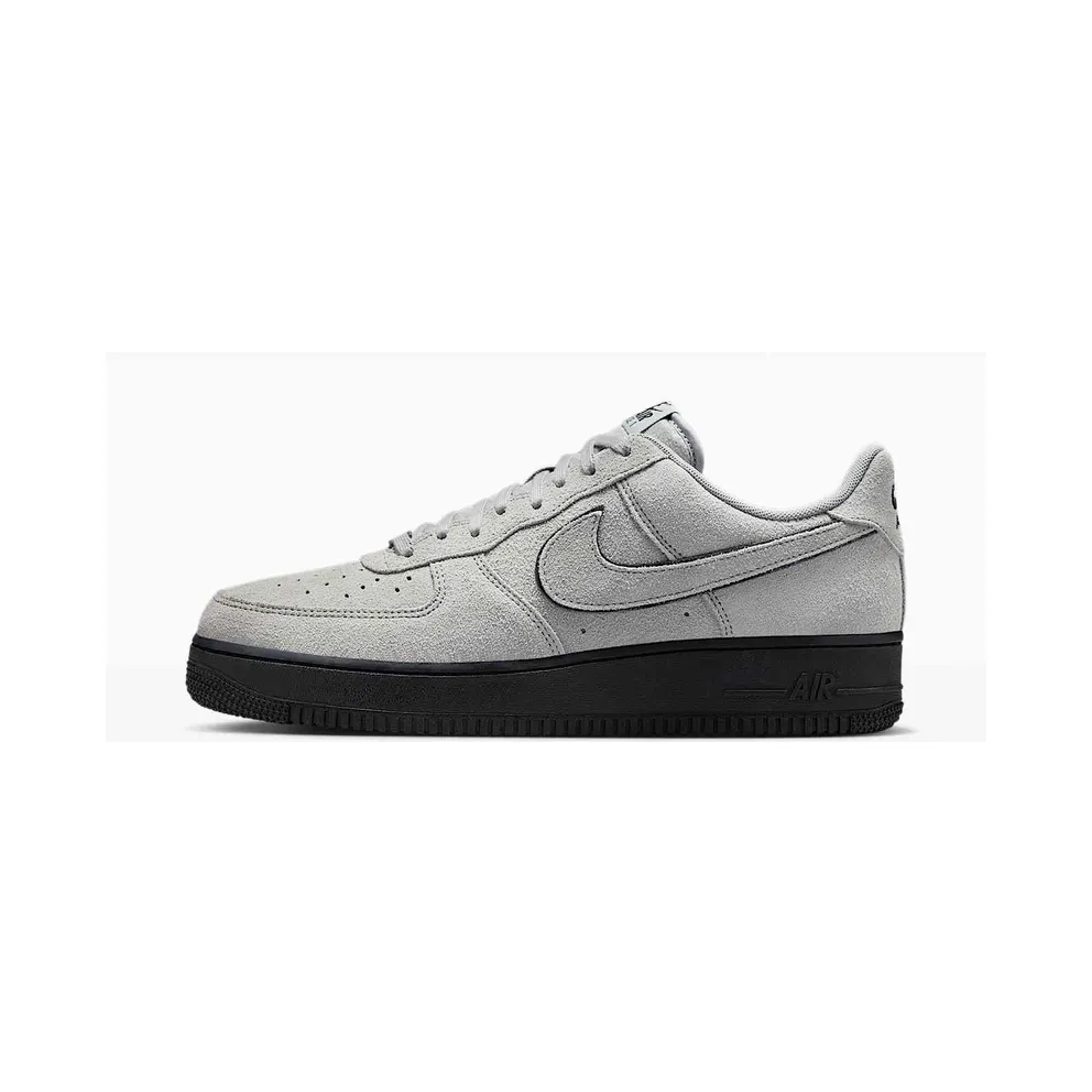 Nike Air Force 1 Low ’07 LV8 Light Smoke Grey Suede Black (HQ1966-001)