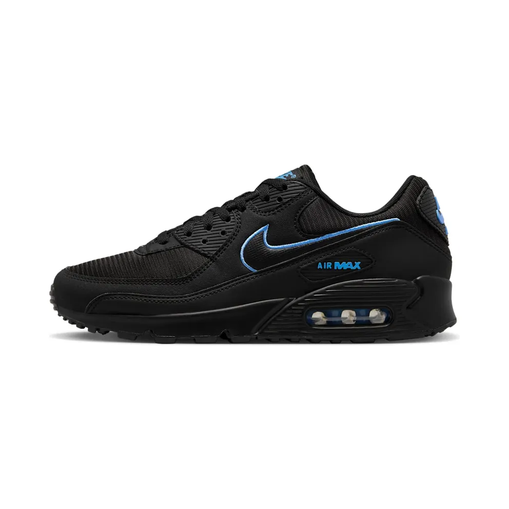 Nike Air Max 90 Black University Blue (FJ4218-001)