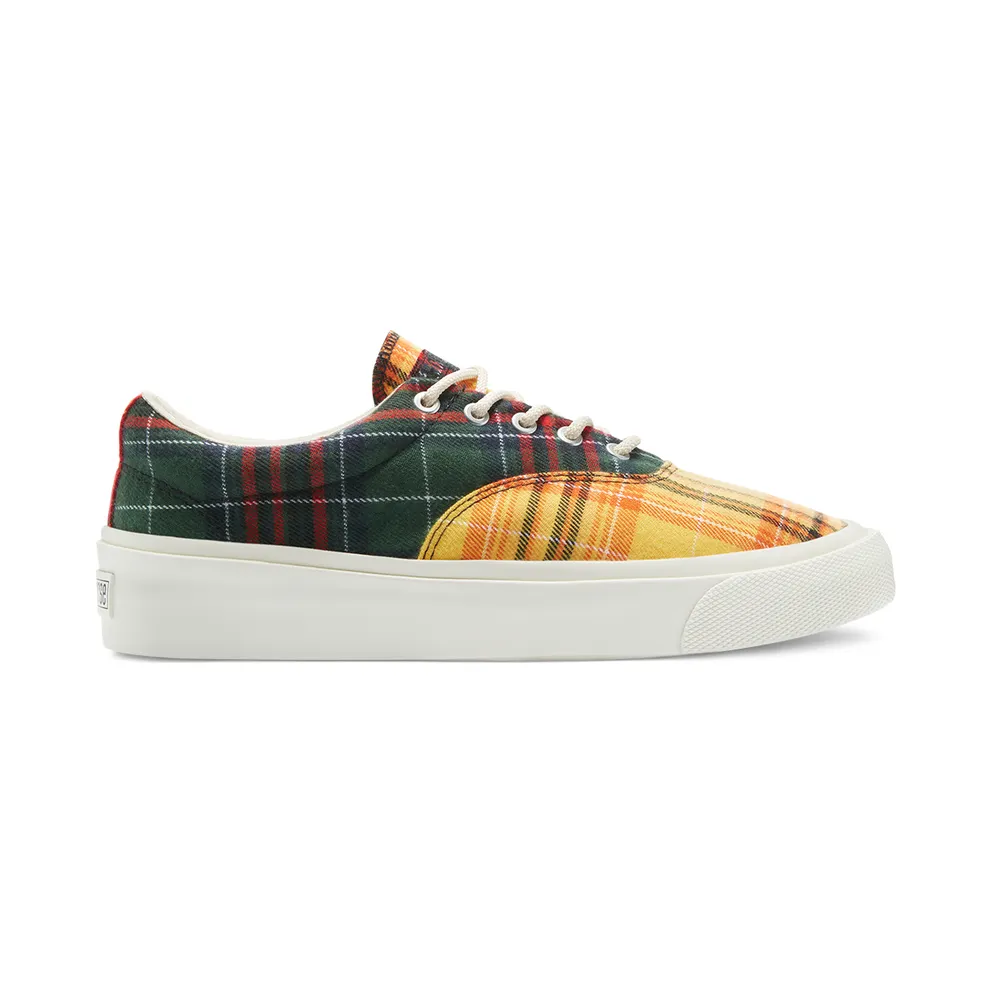 Converse Skid Grip Ox Twisted Plaid Egret/Multi-Egret (169218C)