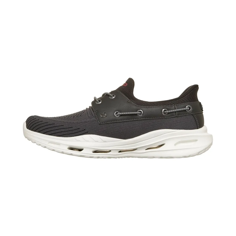 Skechers Slip-ins Relaxed Fit: Arch Fit Orvan – Starport Sneaker Houtskool/Black