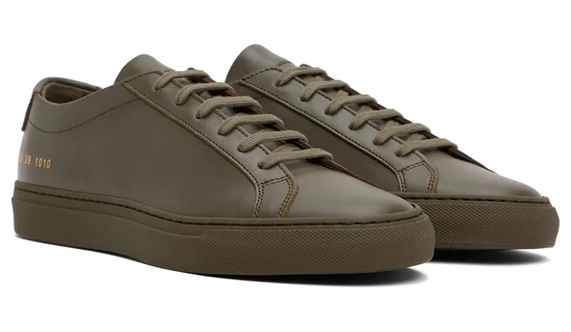 Common Projects White Original Achilles Low Sneakers (ARTICLE 1528) (4)