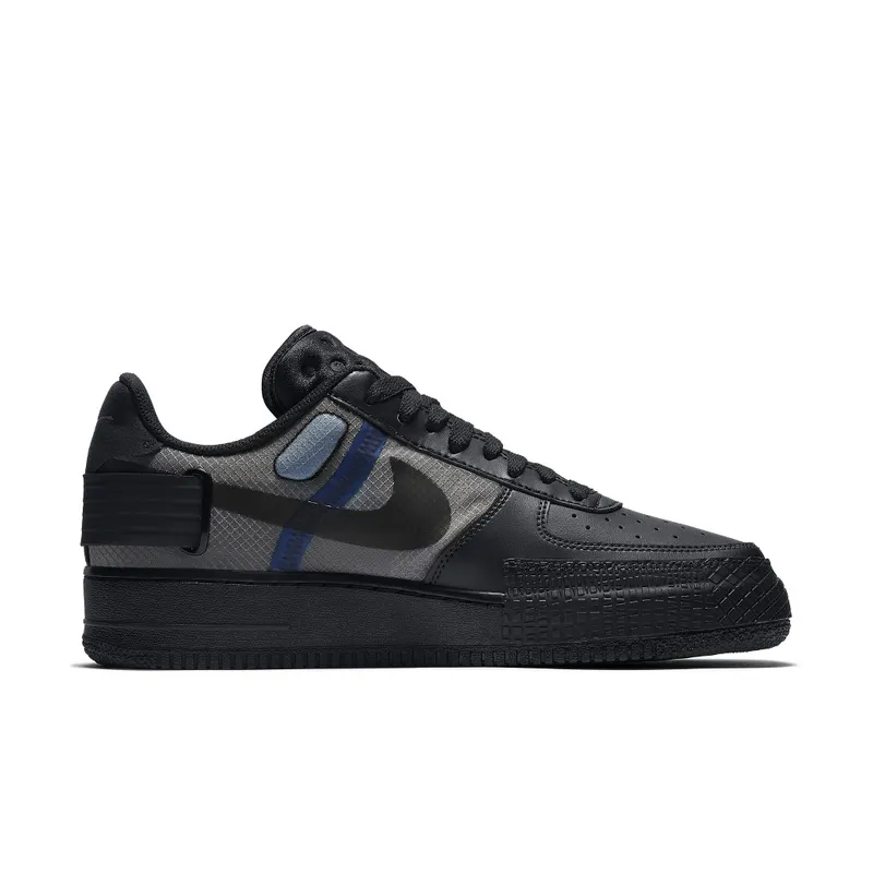 Nike Air Force AF 1 Low Type Triple Black (2019) (AT7859-001)