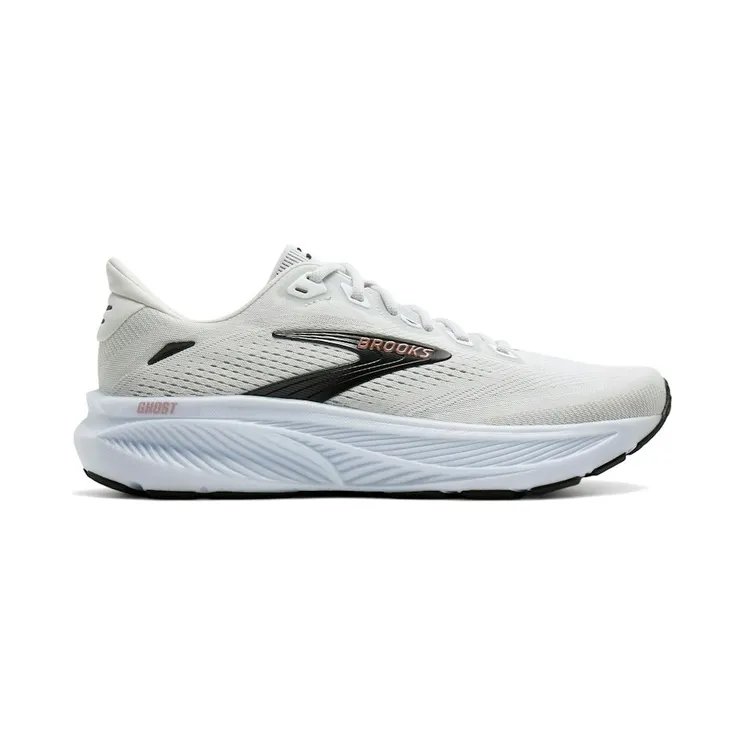 Brooks Ghost White / Black / Rose Gold (120482-1B-105)