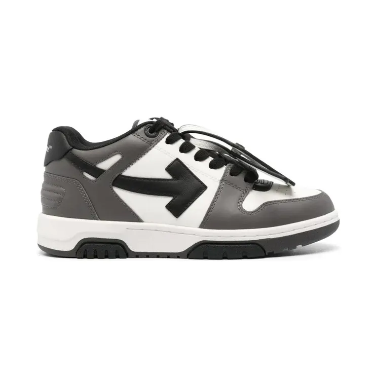 OFF-WHITE Out Of Office OOO Low Tops Dark Grey (OWIA259C99LEA0120710)
