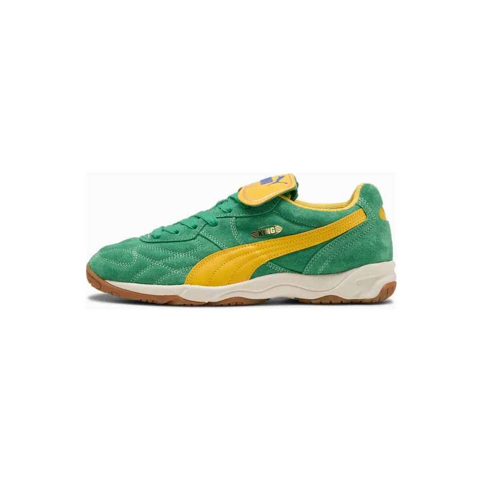 Puma King Indoor Archive Green Yellow Sizzle (401684-02)