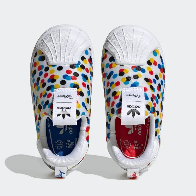 adidas Superstar 360 Cloud White Core Black Vivid Red (HQ4078)