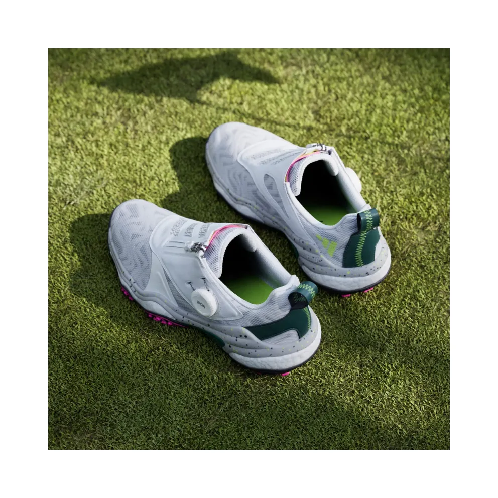 adidas Codechaos BOA 25 Golf Cloud White Silver Metallic Collegiate Green (IG8751)
