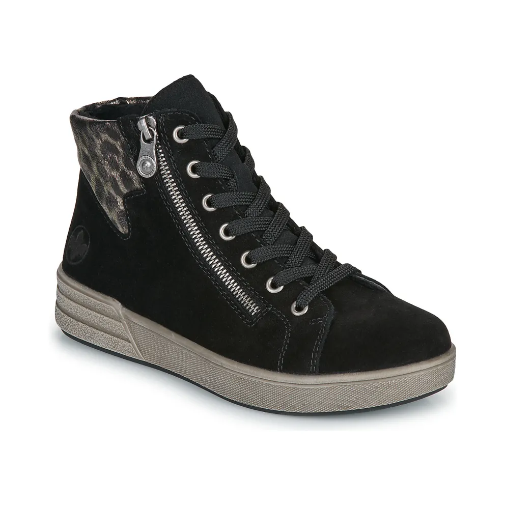 Rieker – Lace-up Shoes Hoog – Women – Shoes – Black (X070900)