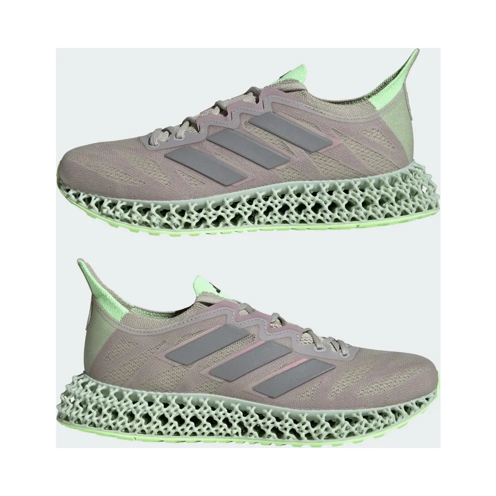 adidas 4DFWD 3 Putty Grey Matte Silver Green Spark (ID3499)