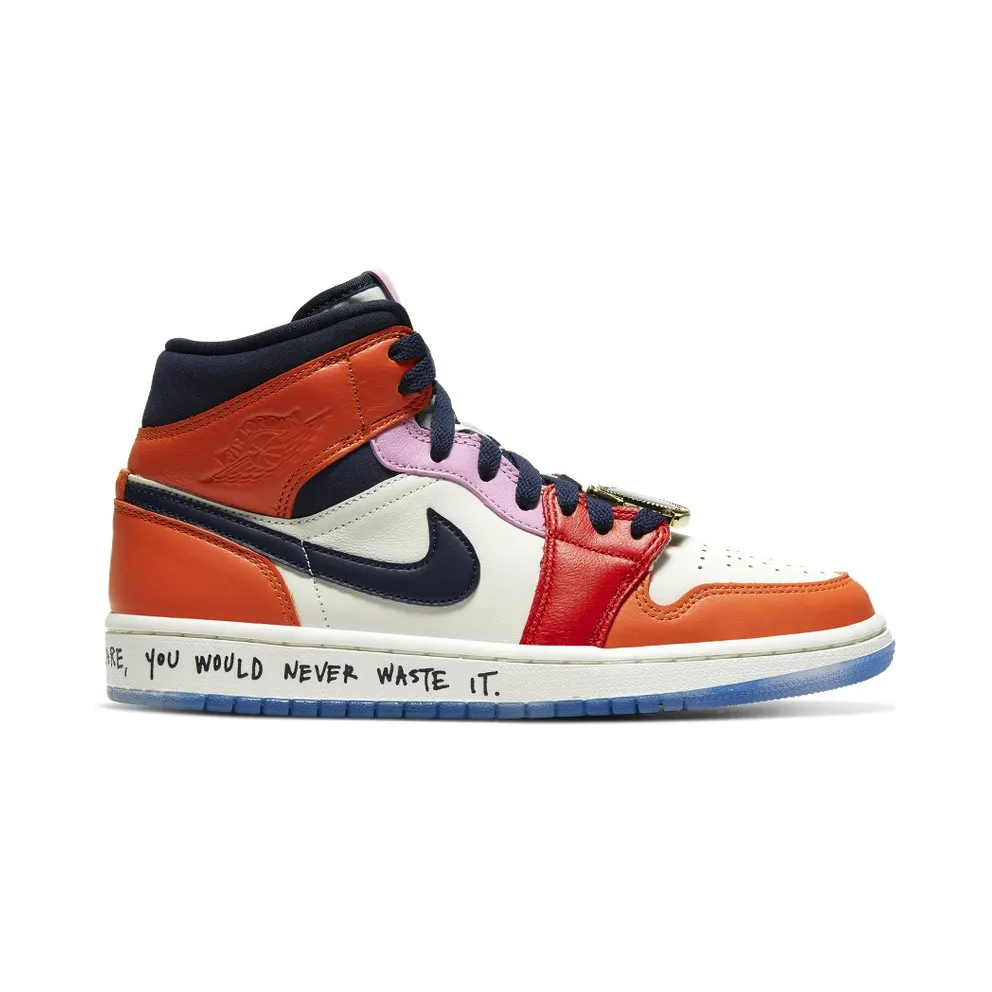 Air Jordan WMNS 1 Mid SE Fearless Melody Ehsani (2019) (CQ7629-100)