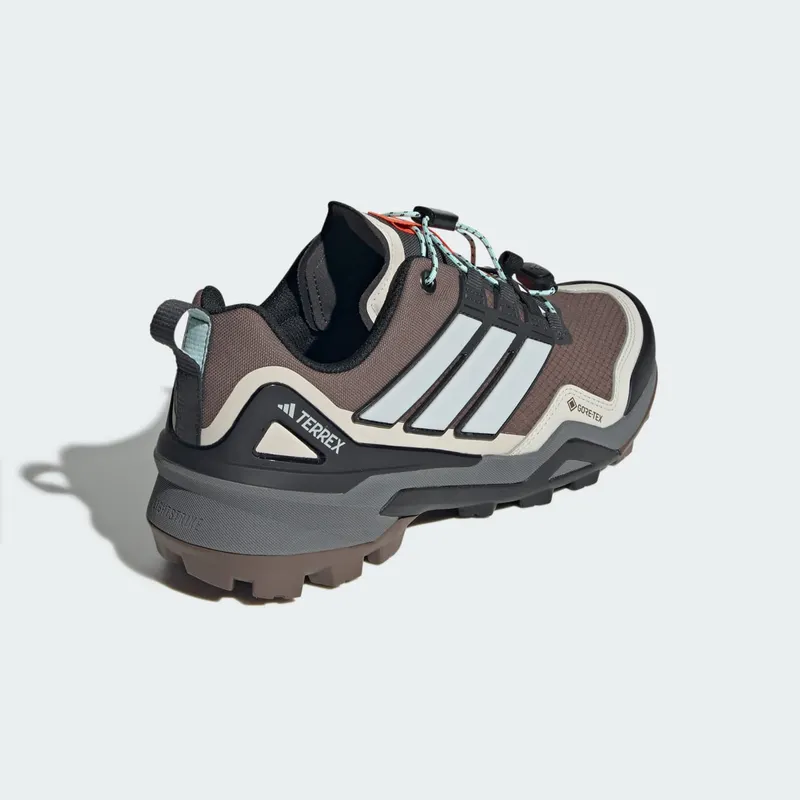 adidas Terrex Skychaser Gore Tex Hiking Earth Strata Grey One Semi Flash Aqua (JQ9935)