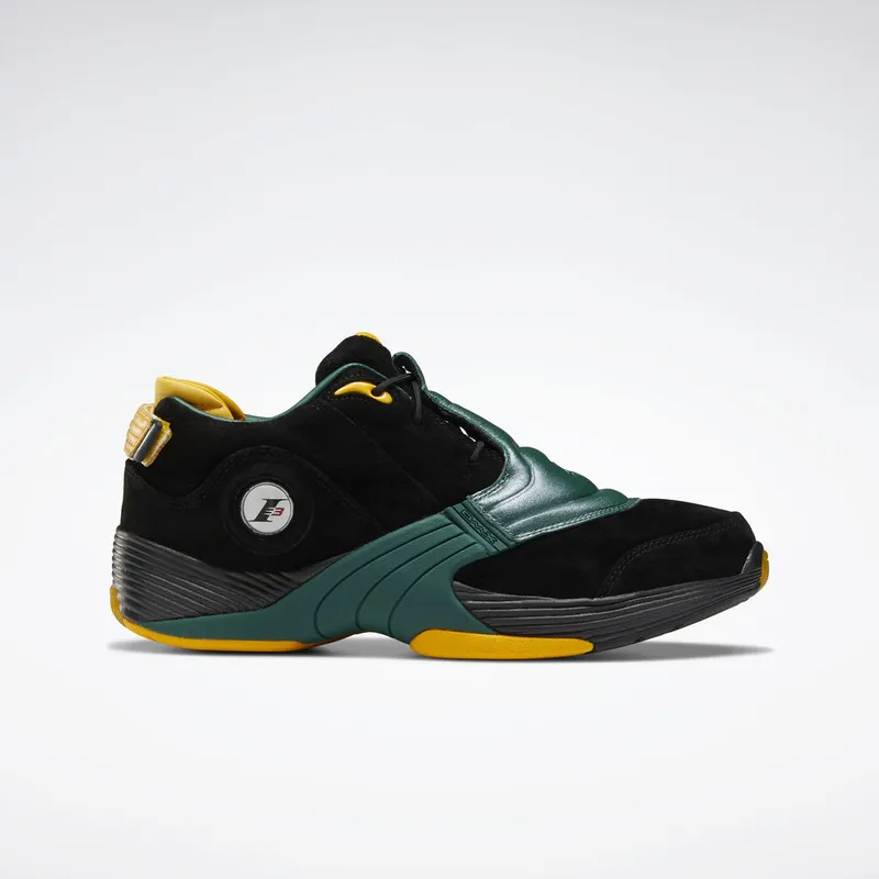 Reebok Answer 5 Bethel Black/Dark Green-Fierce Gold (Other Brands Other)