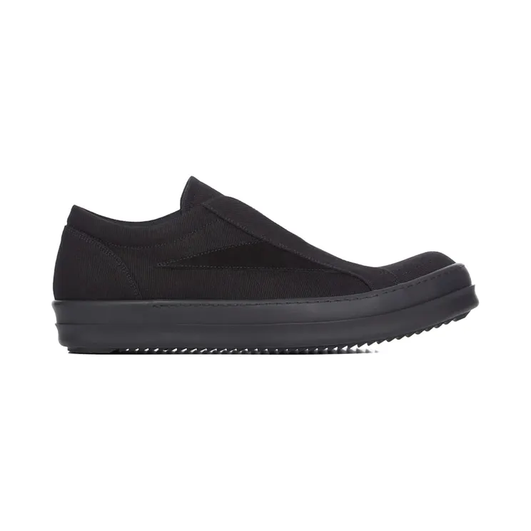 Rick Owens Temple Laceless Vintage Sneaks Black (DU01F4811-DOLVS-09ALL)