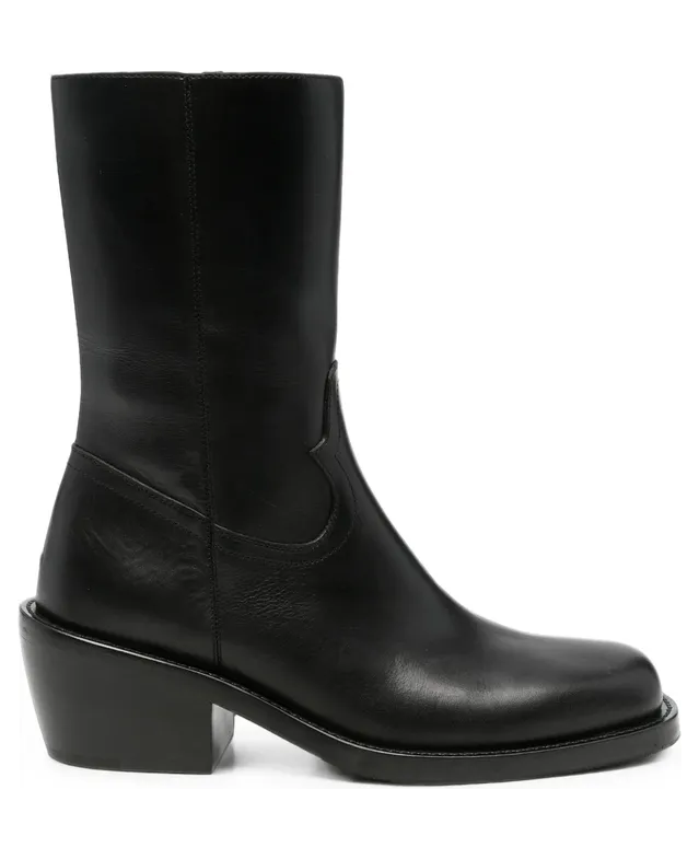 Dries Van Noten Western-style Leather “Black” (0105 021718 900)