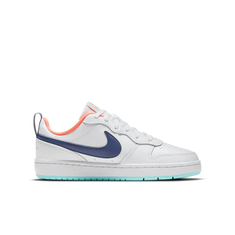 Nike Court Borough Low 2 White Navy (GS) (BQ5448-112)
